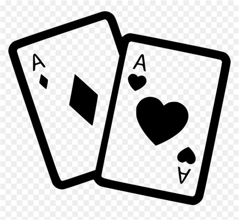 cards gambling poker svg png icon   black  white