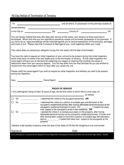 day notice  vacate form texas fill   sign printable