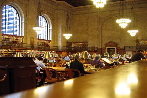 One Of The Main Reading Rooms In The Main Branch Of The New York Public