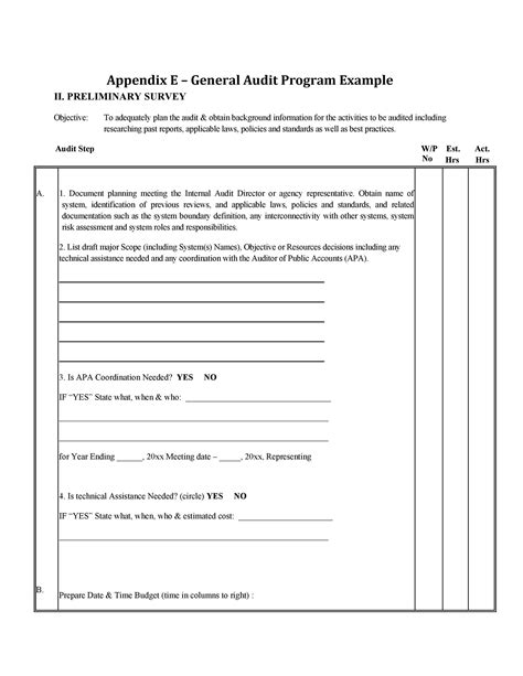 audit report templates internal audit reports templatelab