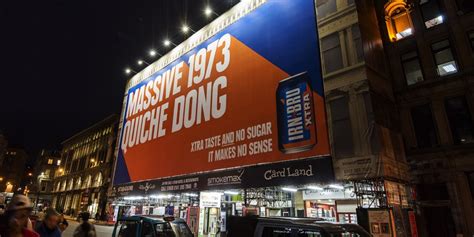 ad   day irn bru launches xtra big billboard  promote  permanent  product