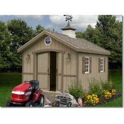 barns arlington  wood storage shed kit
