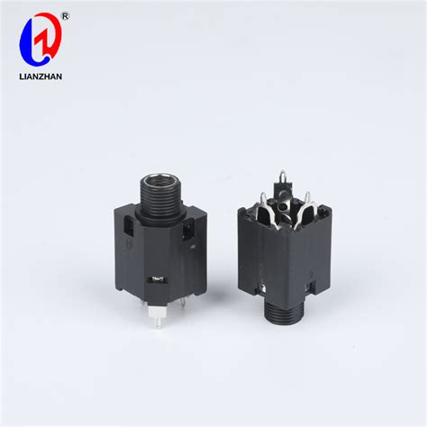 headphone  pin pcb mount female mm stereo jack socket connector