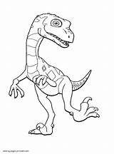 Coloring Pages Dinosaur Train Printable Animated Series sketch template