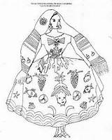 Baja Típico Tipicos Mexicanos Tipico Vestidos Regionales Ropa Vestimenta Huipiles Arabian Animado Vestuario Lorena Rasgado Guanajuato sketch template