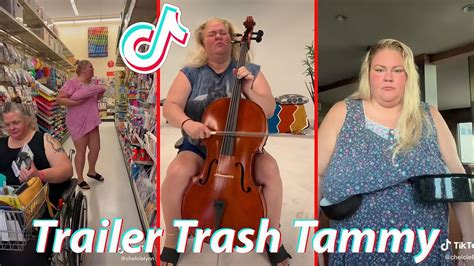 Funny Trailer Trash Tammy Tiktoks 2022 Chelcie Lynn Tiktok Videos