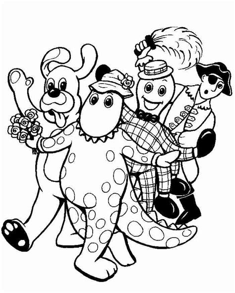 wiggles coloring pages coloring pages  print