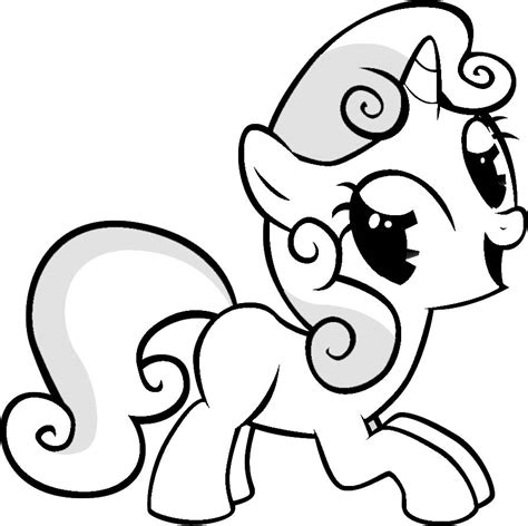 sweetie belle coloring pages coloring home