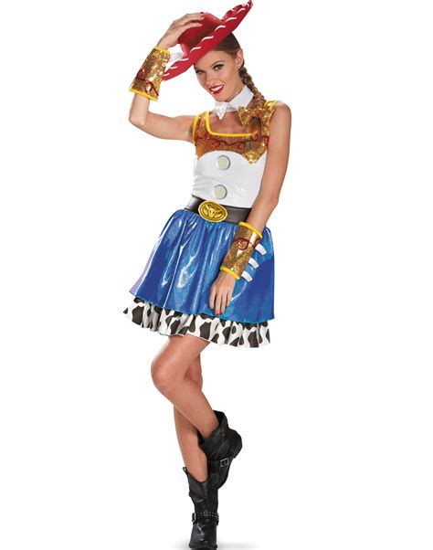 Toy Story Sexy Jessie Cowgirl Fancy Dress Halloween Costume Womens 4