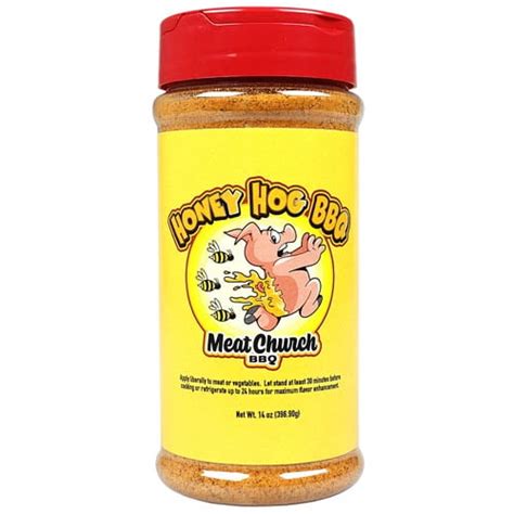 Meat Church Honey Hog Bbq Rub Seasoning 14oz Bottle Southern Flavor No