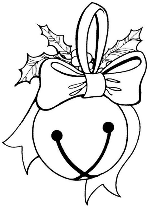 christmas bells coloring pages    print