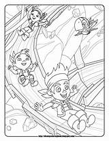 Coloring Jake Pirates Pages Neverland Pirate Disney Sheets Printable Land Never Colouring Para Party Colorear Library Kids Pan Peter Páginas sketch template