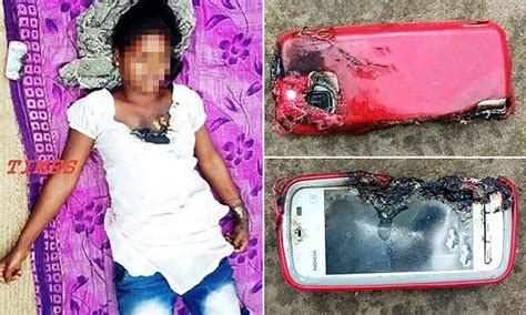 indian girl killed when phone explodes while she was talking on it daily mail online
