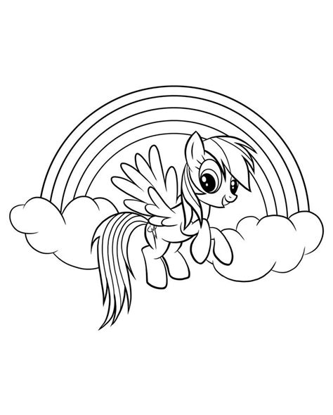 mlp coloring pages rainbow dash  beautiful rainbow dash coloring