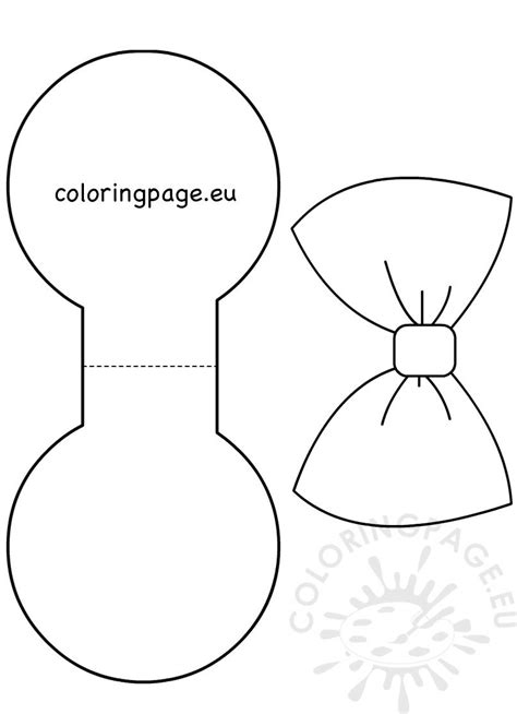 girls  mouse ears  bow template coloring page