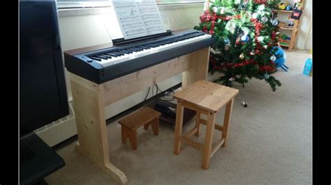 homemade digital piano stand youtube