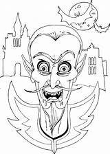 Coloring Halloween Pages Dracula Head Z31 Printable Odd Dr Choose Board sketch template