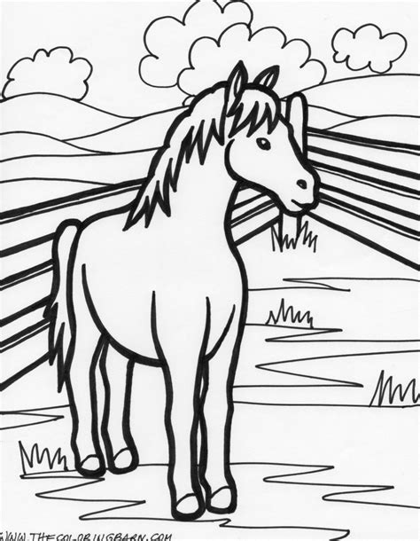 printable coloring pages barn  animals coloring home