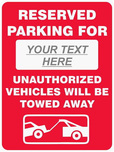 reserved parking  custom buy  discount safety signs australia