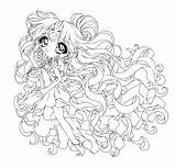 Sailor Luna sketch template