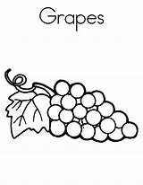 Grapes Uva Grape Weintrauben Bestcoloringpagesforkids sketch template