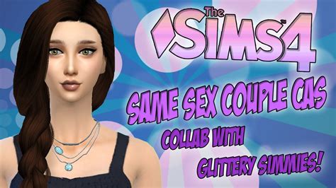 The Sims 4 Same Sex Couple Cas Collab With Glittery