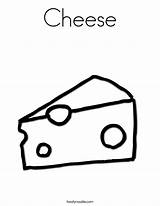 Cheese Coloring Worksheet Pages Food Twistynoodle Kids Printable Tracing Noodle Template Cursive Chees Block Print Twisty Built California Usa Favorites sketch template