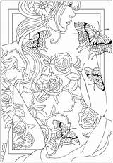 Coloring Dover Publications Book sketch template