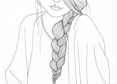 shoulder braid  drawing braids illustration   draw