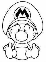 Toad Mario Coloring Drawing Pages Getdrawings Captain sketch template