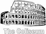 Coloring Rome Ancient Colosseum Pages Roman Getcolorings Printable Color sketch template