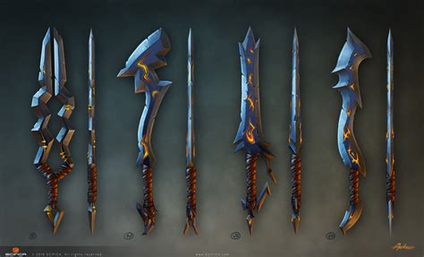 weapons fantasy swords   art