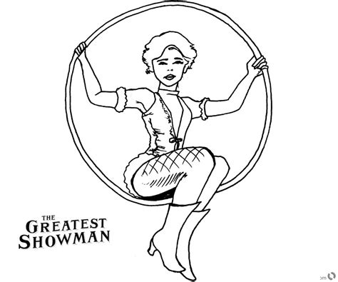 greatest showman coloring pages anne wheeler drawing  taylor choi