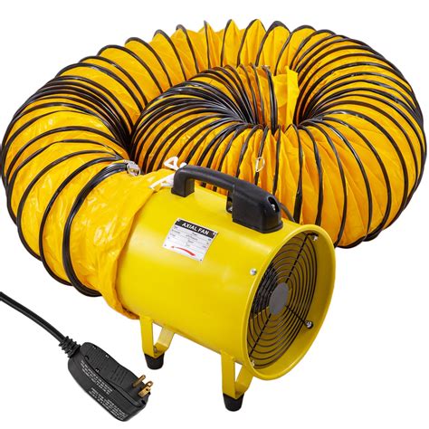 vevor utility blower fan    speed portable ventilator     duct hose high