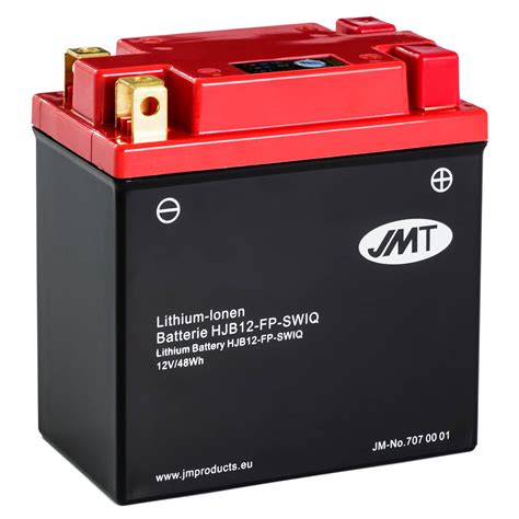 jmt lithium ionen motorrad batterie hjb fp  batteriede