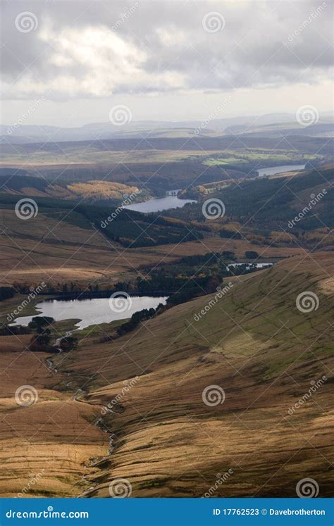 lakes stock image image  hills lake landscape