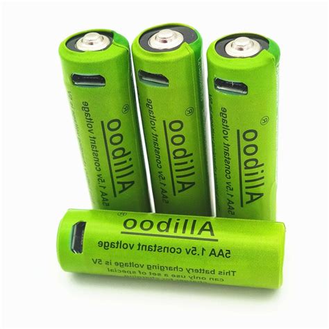 aa rechargeable batteries  mah usb lithium polymer
