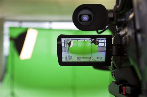 corporate video production video camera   green screen backdrop