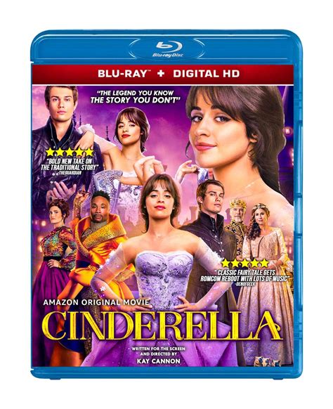 Cinderella Blu Ray 2021 Region Free Original Movie Amazon Prime