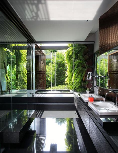 25 tropical nature bathrooms to get inspired home design