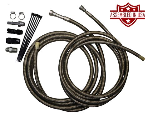 tank  engine stainless steel fuel  kit     duramax chevy gmc  lb