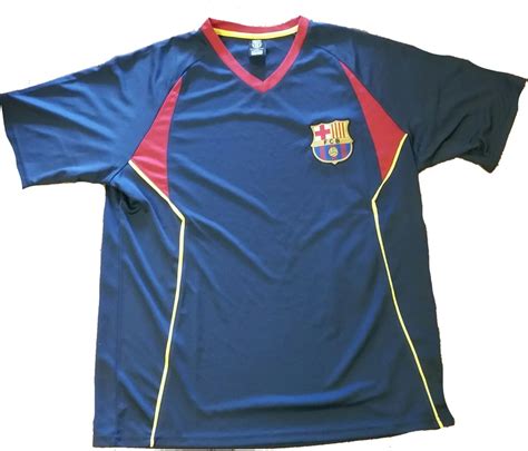 amazoncom barcelona fc officially licensed home  soccer shirt football sports outdoors