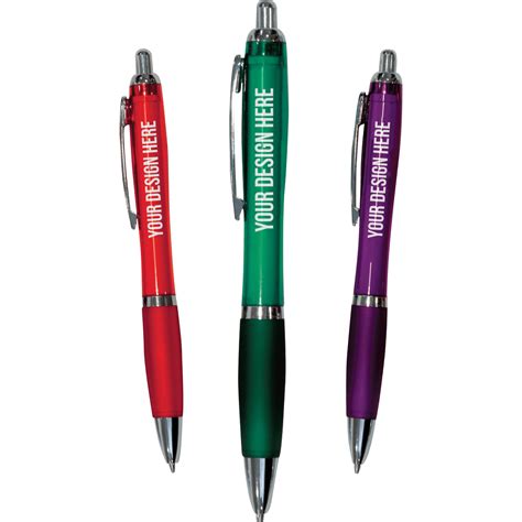 marketing basset pens  rubber grip