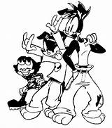 Animaniacs Coloring Pages Coloringpages1001 Kids sketch template