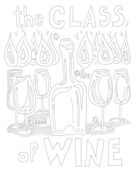 color  adult wine themed coloring book vinepair