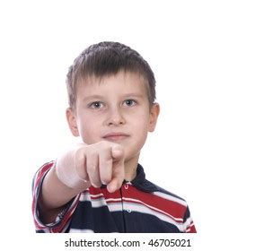 boy   pointing  white stock photo  shutterstock