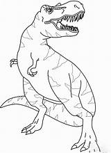 Allosaurus Tyrannosaurus Coloringpagesonly Colorironline Onlinecoloringpages sketch template