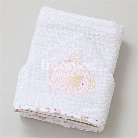 toalha de banho para bebê felpuda revestida lolli animaizinhos floral