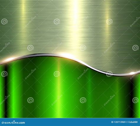 silver green metallic background stock vector illustration  sheet background