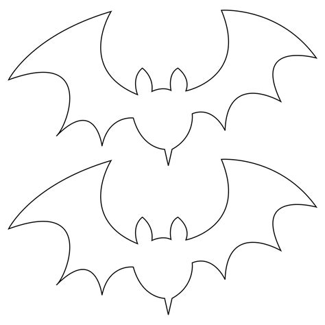 printable bat template